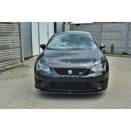 Накладка сплиттер на передний бампер на Seat III Cupra / FR